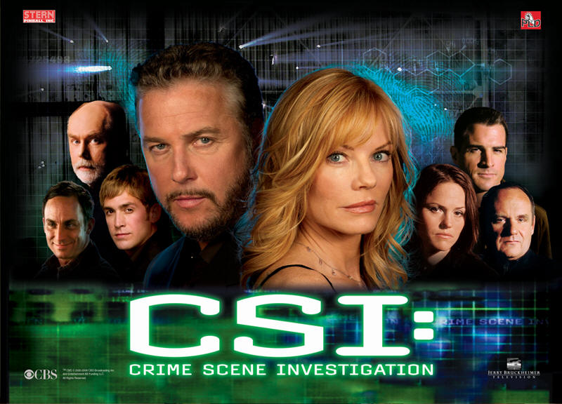 CSI Pinball Machine Main Photo