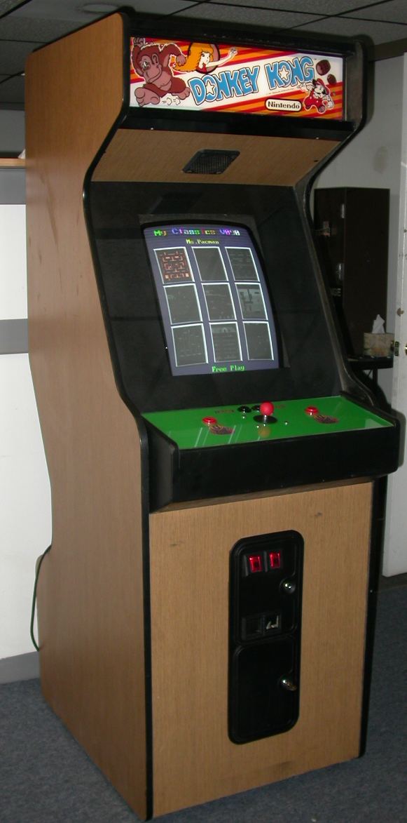 Ms Pacman Galaga Frogger Combo Video Arcade Game Upright Machine