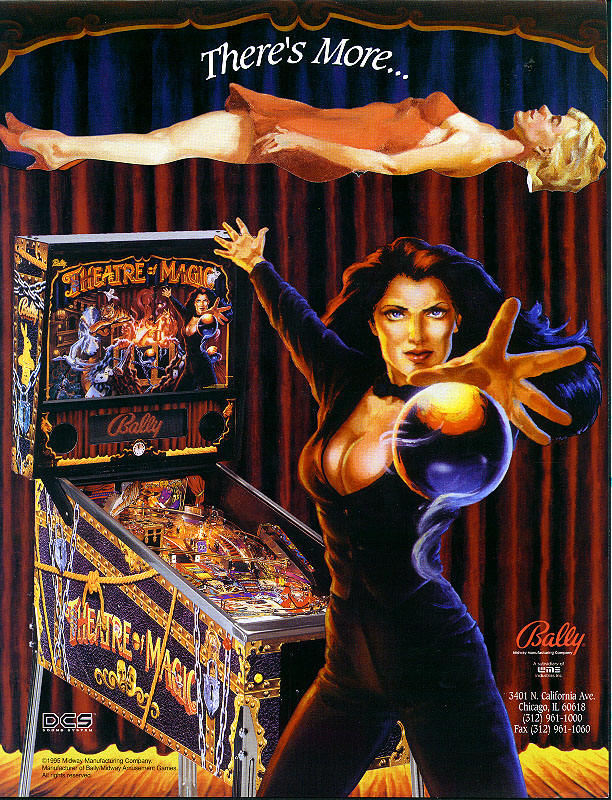 Theater of Magic Pinball Machine for Sale